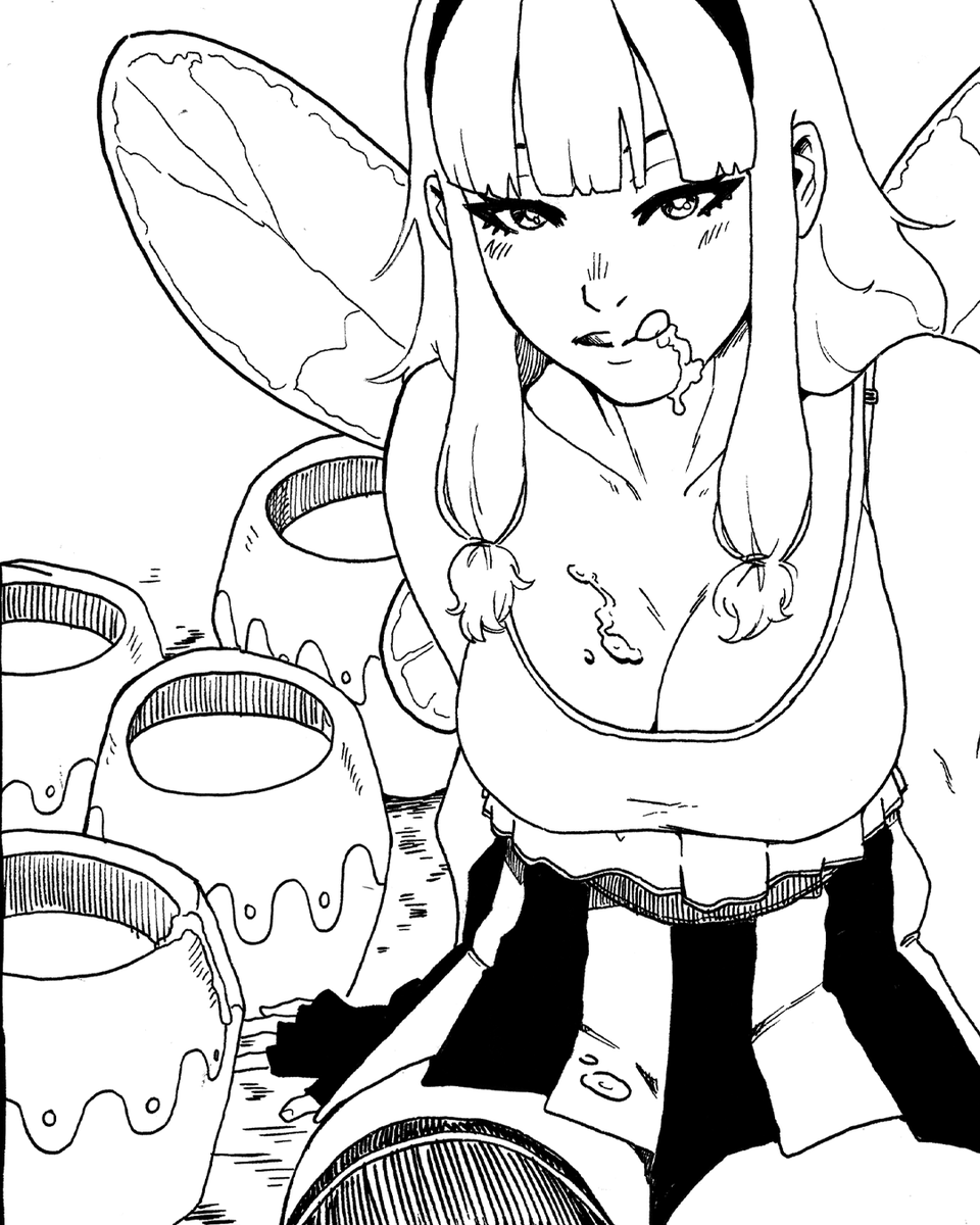 Benformity's tweet photo. Dreams of Ink, day 29: Honey.
#comic #comicart #art #myart #artist #dreamsofink #dreamsofink2020 #inktober #inktober2020day29 #inktober2020 #manga #anime #sketch https://t.co/pncp7toarV