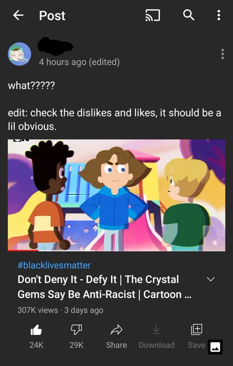 We have to get it to have more likes than dislikes. The Internet Revolution aims to change to what is right, Supporting Equality!!!!! 