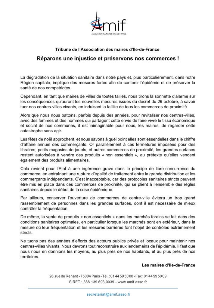 Arnaud_Pericard's tweet photo. Réparons une injustice et préservons nos commerces ! @AMIF_asso @La_F_Audacieuse @GeneTerrain https://t.co/80dpipUdMG