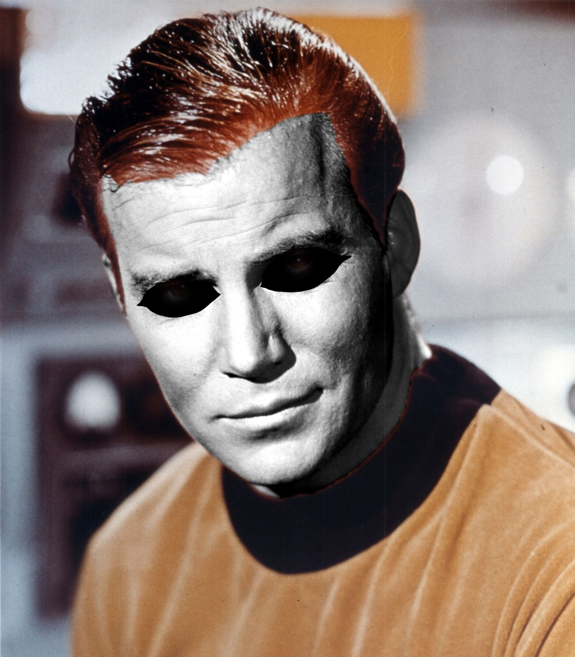 on Twitter: "The original Michael Myers mask a Captain Kirk one, painted white with the eyes So this felt like a logical to do. 🔪 Happy Halloween! 🎃