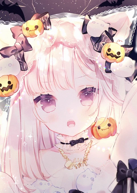 ハロウィンゴーストキャット??☆*。

#ハッピーハロウィン ￼ #HappyHalloween ￼ 
