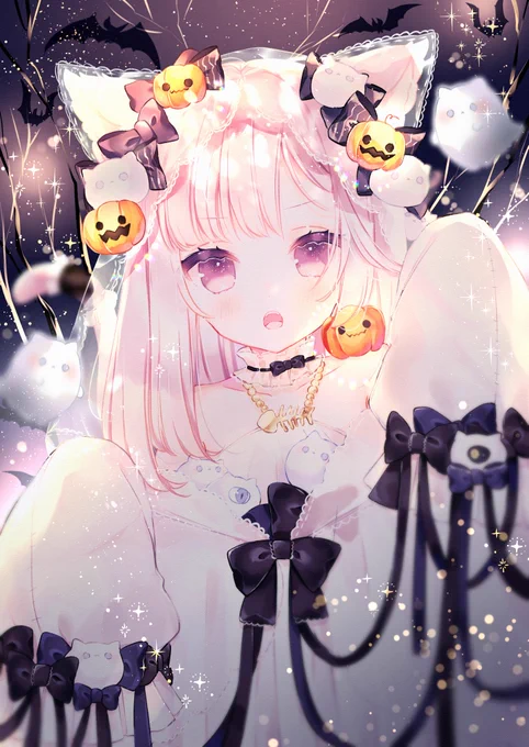 ハロウィンゴーストキャット??☆*。

#ハッピーハロウィン ￼ #HappyHalloween ￼ 
