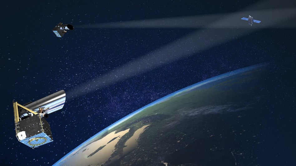SpaceWatchGL's tweet photo. NorthStar to be first to monitor space traffic from space #NorthStar #SkyLark #SpaceSituationalAwareness #SSA #SpaceTrafficControl #ThalesAleniaSpace @NSEarthandSpace @Thales_Alenia_S https://t.co/UIpCJKThat https://t.co/vZk9s5n4DN