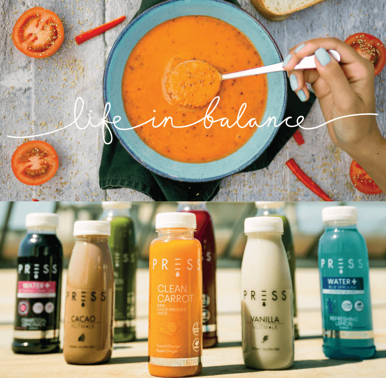 LifeByEquipe's tweet image. Help give yourself a healthier body &amp;amp; mind with PRESS Health Foods Nutrition Packs. 
100% Plant-based, cold pressed, unpasteurised fruit &amp;amp; veg-packed juices, waters, nut milks, smoothies + soups, packed with vitamins and nutrients to keep you fulfilled.
🛍 ow.ly/vbzG50BUuMW