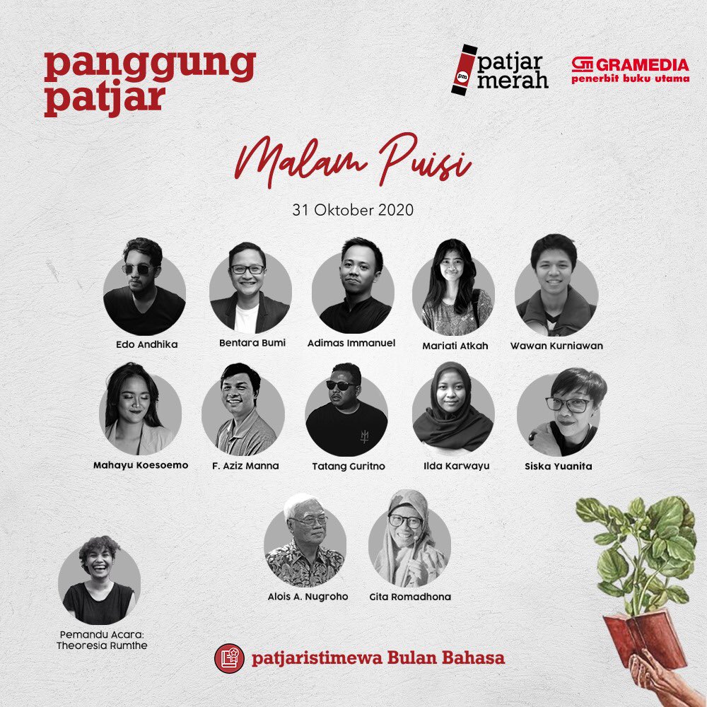 Nanti malam mau pepuisian di sini. 💙