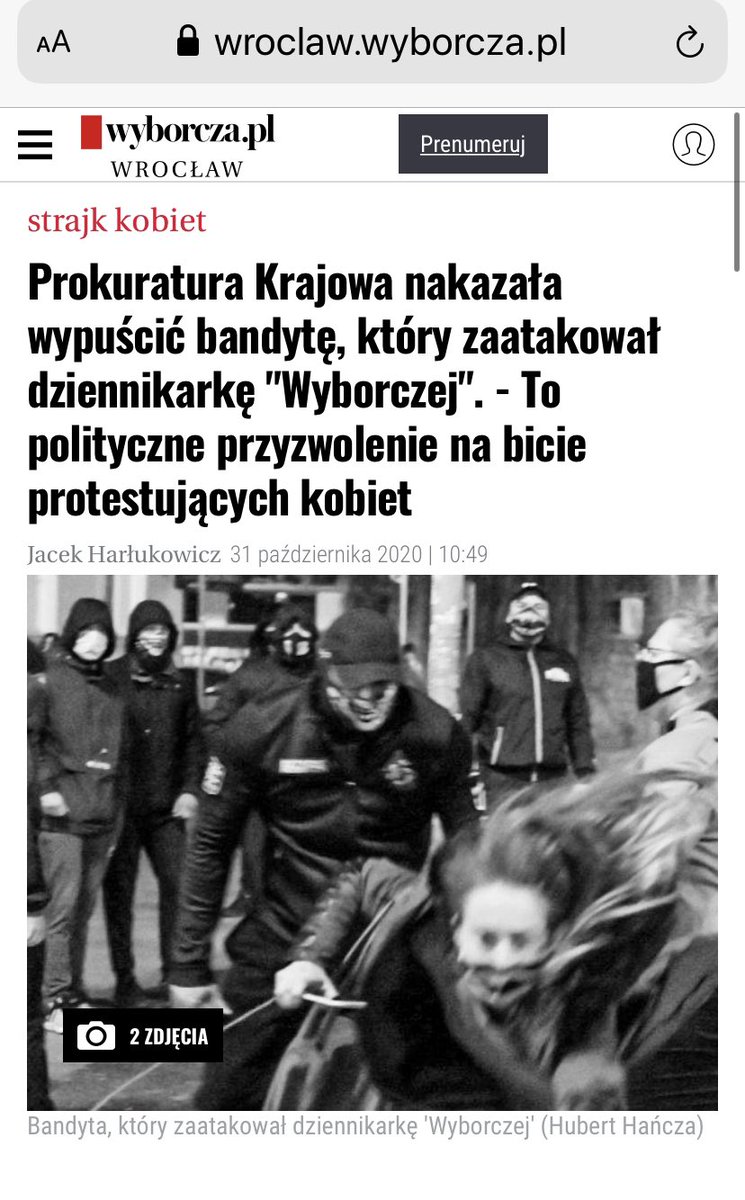 hanna_lisowa's tweet photo. Nie zgodzę się z @gazeta_wyborcza. To nie jest „przyzwolenie” na bicie kobiet. 

To jest NAGRODA za bicie kobiet i ZACHĘTA do kolejnych pobić. 

Bandyckie państwo PiS. https://t.co/0kjCzlNNvf