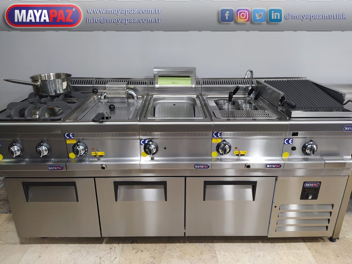 Mayapaz Industrial Kitchen Equipments 

mayapaz.com.tr 
info@mayapaz.com.tr

#industrialkitchen #kitchenequipments  #cookingequipments #endüstriyelmutfak  #cateringequipments #commercialkitchen #turkey #istanbul #euro #dollar #dolar #europe #quality #mayapaz #mayainox