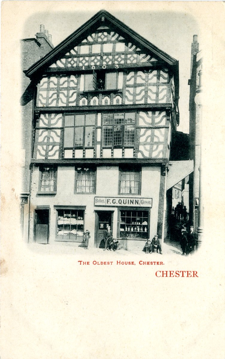 CheshireRO's tweet photo. Tudor House is one of Chesterβs oldest domestic buildings. A headless apparition is said to haunt the top floor; a Royalist gentleman killed during the Civil War siege of Chesterβ¦ #Halloween #Spooky #HauntedChester https://t.co/fUhbL13h5R