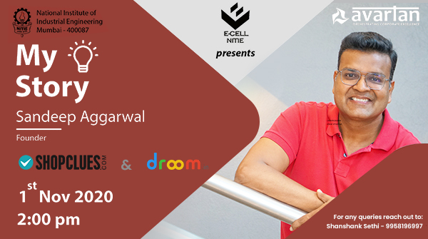 againthebook's tweet photo. Catch the key note session of Sandeep Aggarwal with NITIE Mumbai &amp;  E-Cell NITIE under the aegis of Avartan’ 2020 is hosting a key note session with Sandeep Aggarwal on 1st November 2020. 

#KeyNoteSession #GuestSession #Droom #Founder #SandeepAggarwal https://t.co/xDXpiHLzSC