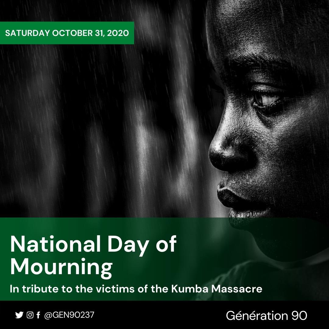 generationcm's tweet photo. In the loving memory of Kumba children. #WeStandForPeace 🇨🇲

#GEN90 https://t.co/yOqe9pbLAf
