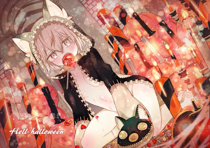 ハロウィンイラスト完成
#HappyHalloween 
#ハロウィン 
#ハロウィンイラスト 