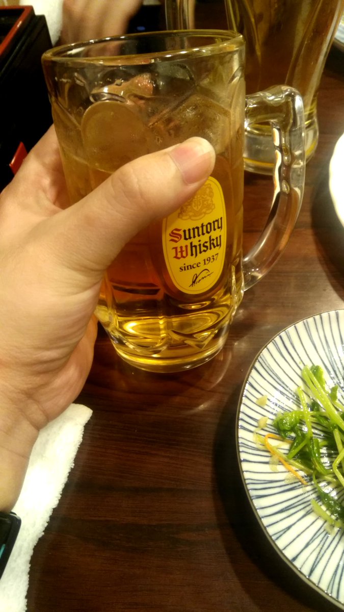 中華を食る そしてハイボールで優勝だ 火村 モリタカ 由良合同誌主催 次回は5月軍令部酒保のイラスト