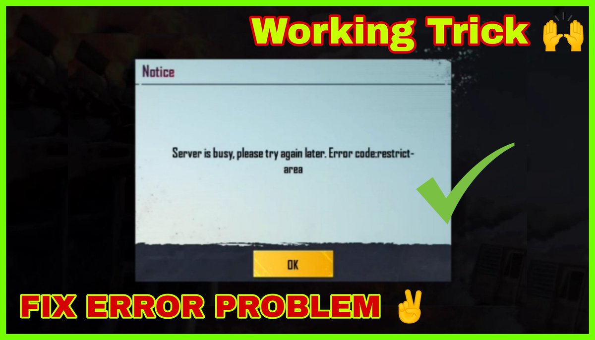 TamizhTechBuddy's tweet photo. Dear Friends Our Next Video | Pubg Server Busy Error Restrict Area (Solution) 100% Working Trick Tamil Explanation 👇🏼
https://t.co/GtwaCjgCYb
Please Watch and Share 🥰
#PUBGMOBILEINDIA #PUBGBANNED #PUBGMOBILE #pubgban #pubgIndianversion #pubg #pubgmobilelite https://t.co/Dj2ktu6Z2o