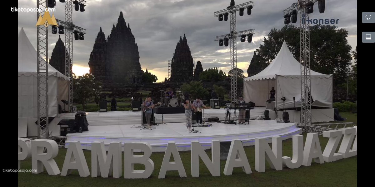 Selesai tampil, <a href="/jokoinberlin/">Joko in Berlin</a> di <a href="/PrambananJazz/">Prambanan Jazz</a> Festival 2020 - virtual.
