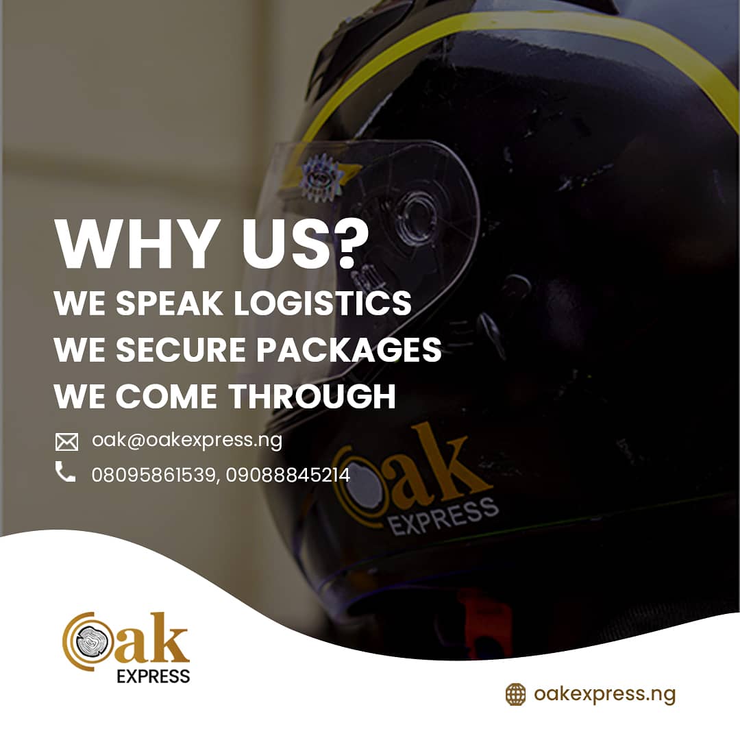 oak_express's tweet photo. Reasons you should choose us for everything logistics.

#oakexpressng #expressdelivery #parceldeliveries  #bulkdeliveries #logisticsinlagos #logisticscompanyinlagos
#lagosdispatch
#lagosdeliverycompany #lagosdeliveryservice #movingcompanyinlagos
#dispatchridersinlagos https://t.co/rxzpCJZaJQ