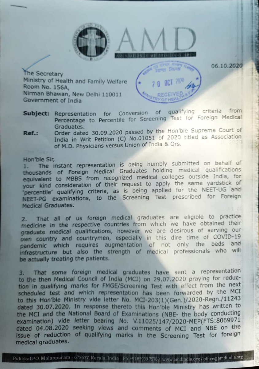cardiology08's tweet photo. Why #RajeshBhushan IAS‼️ is not taking steps as per the directions of Hon’ble Supreme Court❓. Ministry of Health knows 30000 plus FMG doctors waiting for Justice.‼️@amdindia1 @ANI @drharshvardhan @MoHFW_INDIA @DrHVoffice @SupremeCourtFan @PMOIndia @narendramodi https://t.co/jX9GNgs3hs