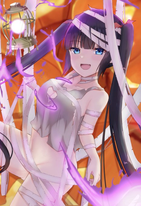 「ベルくん、今日はハロウィンだよ🎃トリック・オア・トリート🦇🕸」
#ハロウィンイラスト #ダンまち 