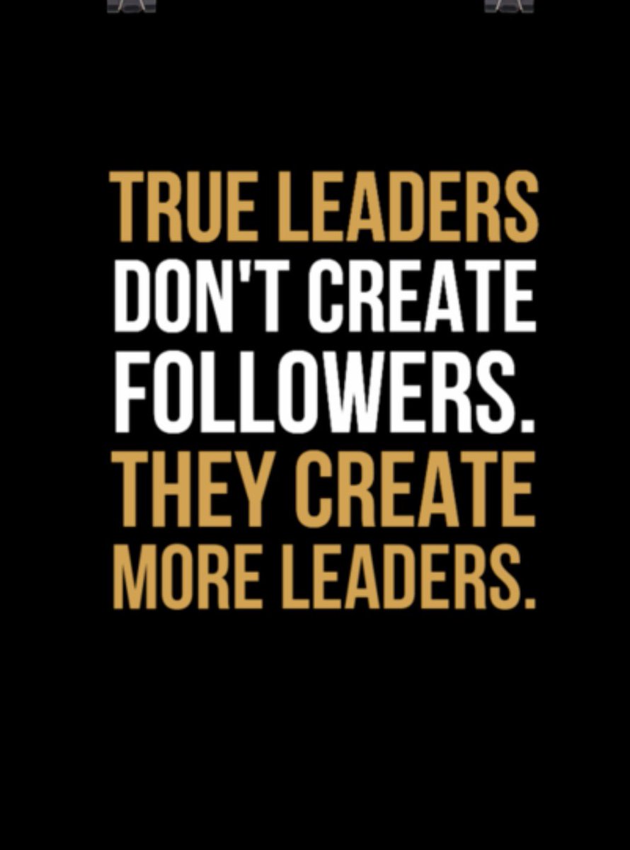 The core of leadership. Always strive towards empowering others.