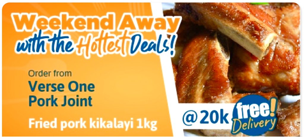 yummy_tweep's tweet photo. U guys...Have u tried the @verseone2020 fried pork Kikalaayi. Place yo Orders now for FREE DELIVERY on @SafeBoda
Plz RT someone on your TL needs to eat this. @kansdero_ @_harryalvin @JacqueBamanya @pnandy35 @EngMosesEddieTi @IamHaxx @AggreyKthe7th #PlugAFriend #supportmyhustle https://t.co/8oTTxgJoXx