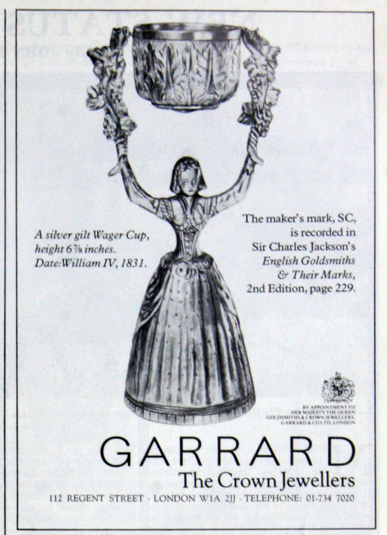 The name is Garrard Jewelry, one of the finest on Regent Street at that time. This branch in particular opened in 1953 up until 1998. Sheikh Rashid would examine the pearls purchased from Arabian Gulf traders and converted into jewelry sold internationally. [2/4]