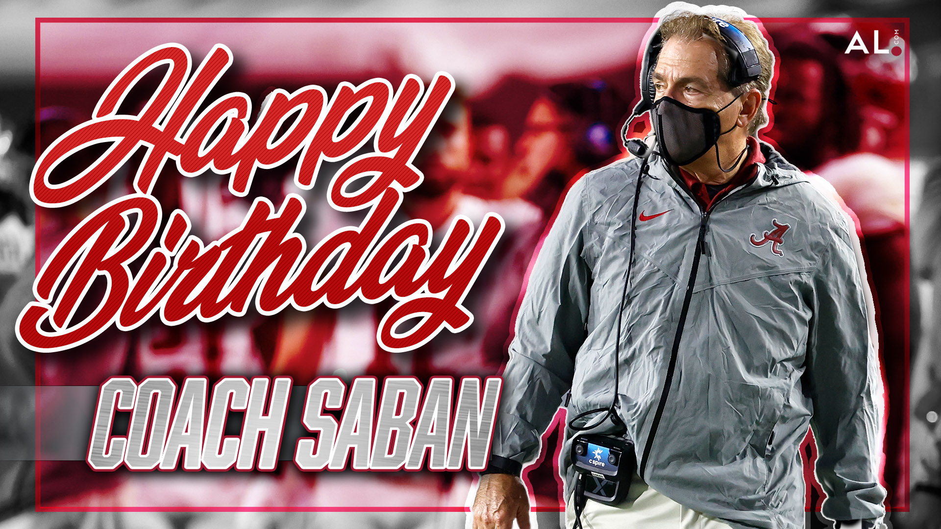 Happy 69th Birthday to Nick Saban!  