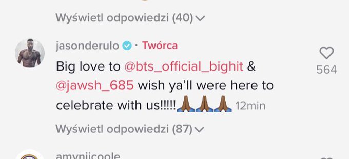 MyTaeTae11's tweet photo. #JasonDeruloIsOverParty @jasonderulo BTS can't be there to celebrate with you they're social distancing like you should be Enjoy that #1 party it up buy all the drinks you want but know this we'll make SURE you never get a collaboration with BTS again Congrats on your #1 Jason https://t.co/175Cq8ktjj