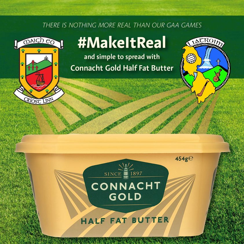 Connacht Gold (@connachtgold) on Twitter photo As a proud sponsor to both <a href="/MayoGAA/">Mayo GAA</a> and <a href="/LeitrimGAA/">Leitrim GAA</a>
we would like to wish both teams the best of luck in this weekends championship quarter-final #GAA #whereweallbelong Tune into <a href="/radiomidwest/">Mid West Radio</a> for commentary As a proud sponsor to both <a href="/MayoGAA/">Mayo GAA</a> and <a href="/LeitrimGAA/">Leitrim GAA</a>
we would like to wish both teams the best of luck in this weekends championship quarter-final #GAA #whereweallbelong Tune into <a href="/radiomidwest/">Mid West Radio</a> for commentary
