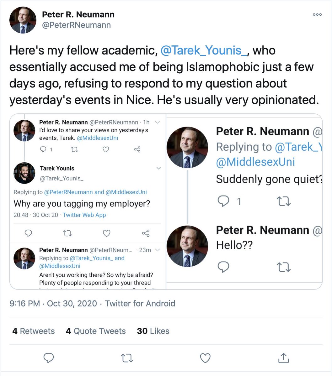 It seems  @PeterRNeumann is attempting to erase his history of abuse. Here's the main thread he just deleted, here for posterity