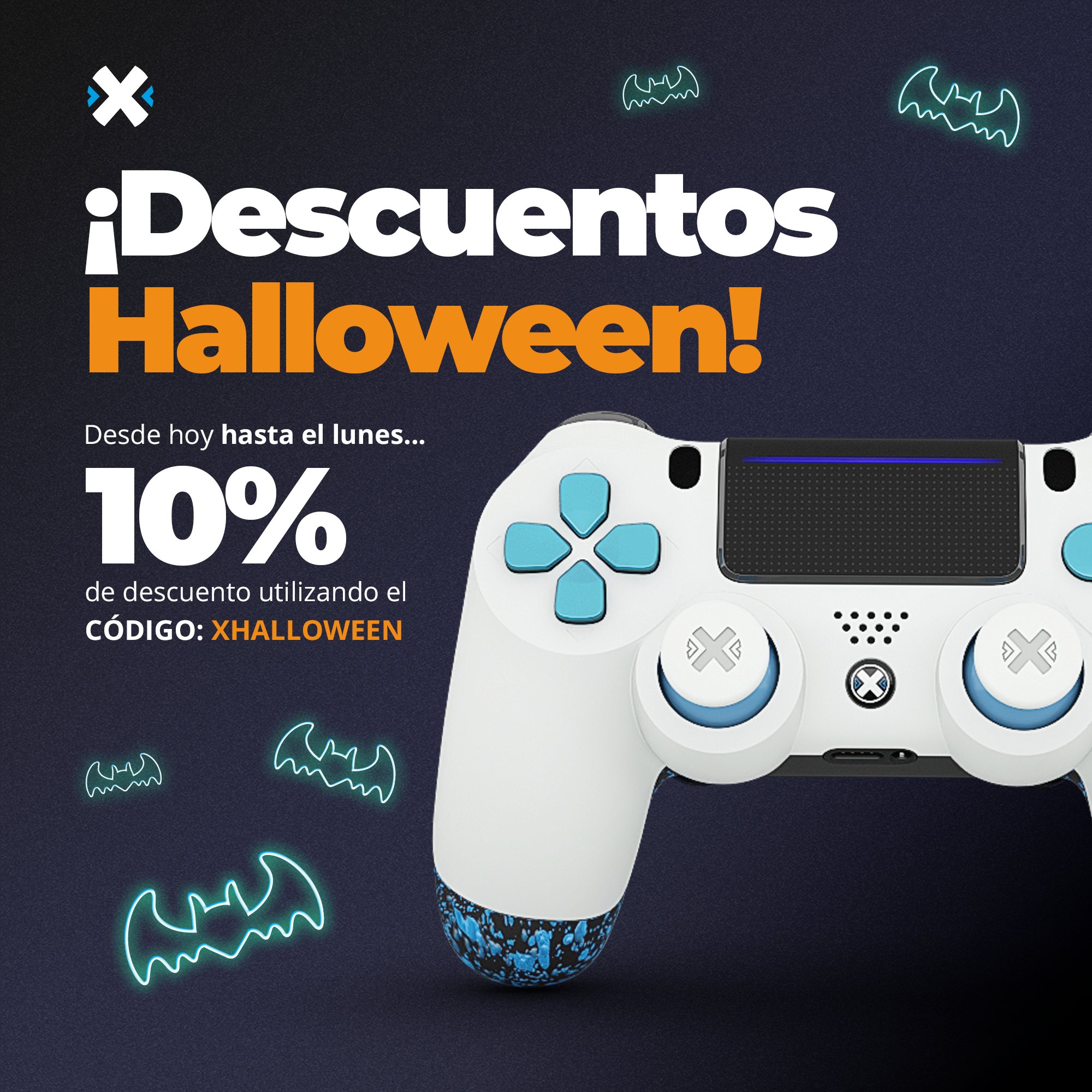 Mando Ps5 Mate Blanco TheGrefg - X Controllers - Mandos Personalizados