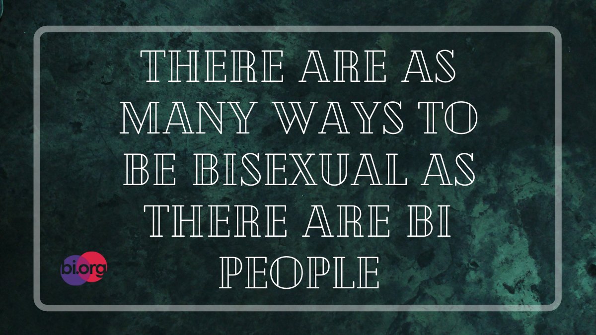 BiDotOrg's tweet photo. There is no wrong way to be bi! Check out our 101’s and learn more here~ https://t.co/y4vKRfs17A #BiTwitter https://t.co/TiX7Bj3Y1c