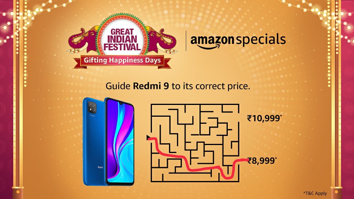 Kvr_Chowdhary's tweet image. ₹8,999

#AmazonSpecialsRedmiNote9 #AmazonGreatIndianFestival 

@amazonIN