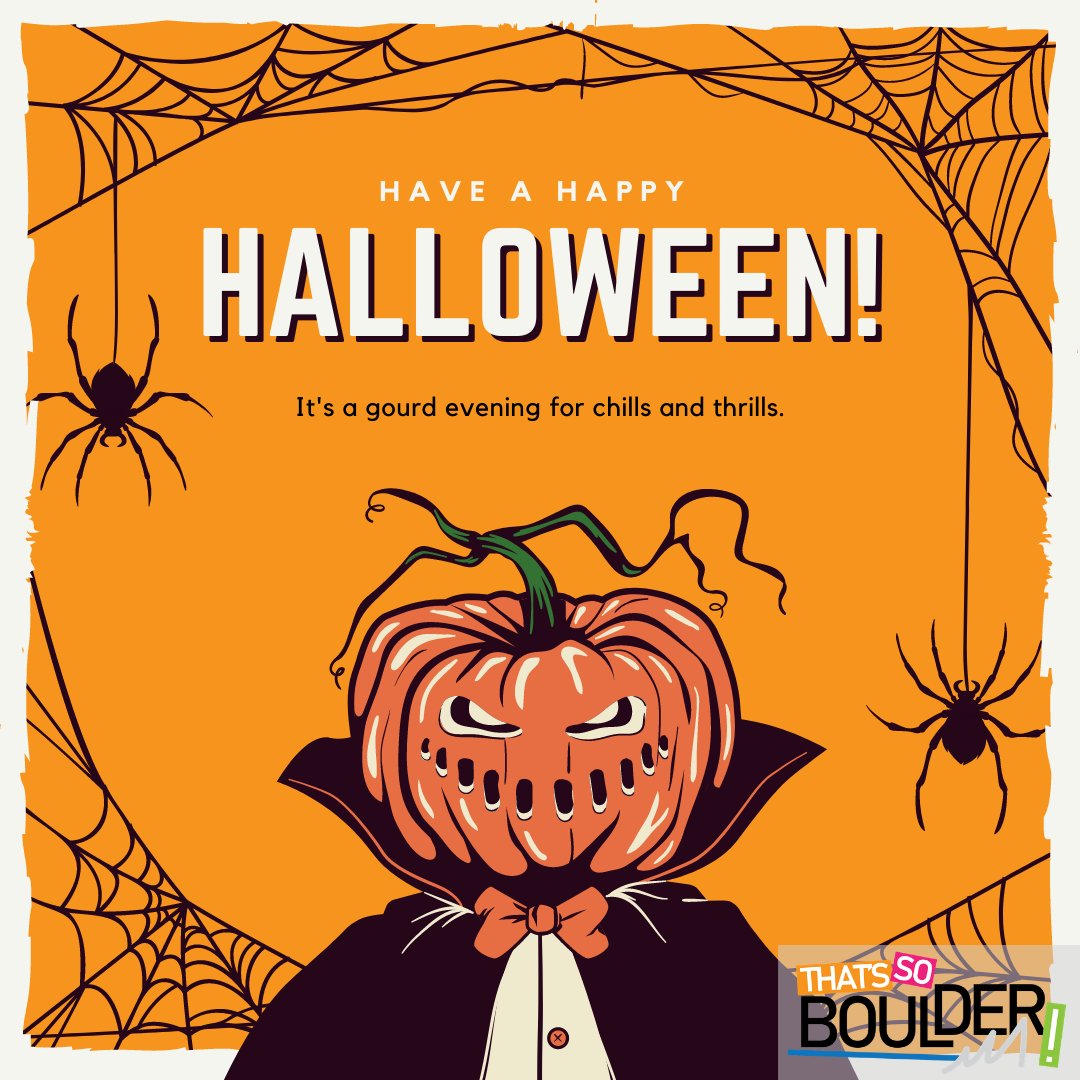 ThatIsSoBoulder's tweet photo. Happy Halloween boys and ghouls! 👻🍂🎃 https://t.co/N6Y3B6FHtl