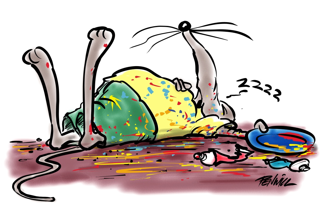 Aaaaand relax… 
It's 4pm and this years' exhibition is all finished 🕓😕

Thank you to all those who came along and to all our supporters 🤩 <a href="/ShropCouncil/">Shropshire Council</a> <a href="/VisionExpress/">Vision Express</a> Waitrose <a href="/VeoliaUK/">Veolia UK</a> Shrewsbury Civic Society and <a href="/ShrewsburyTC/">ShrewsburyTC</a>
#cartoons #vision2020 👀