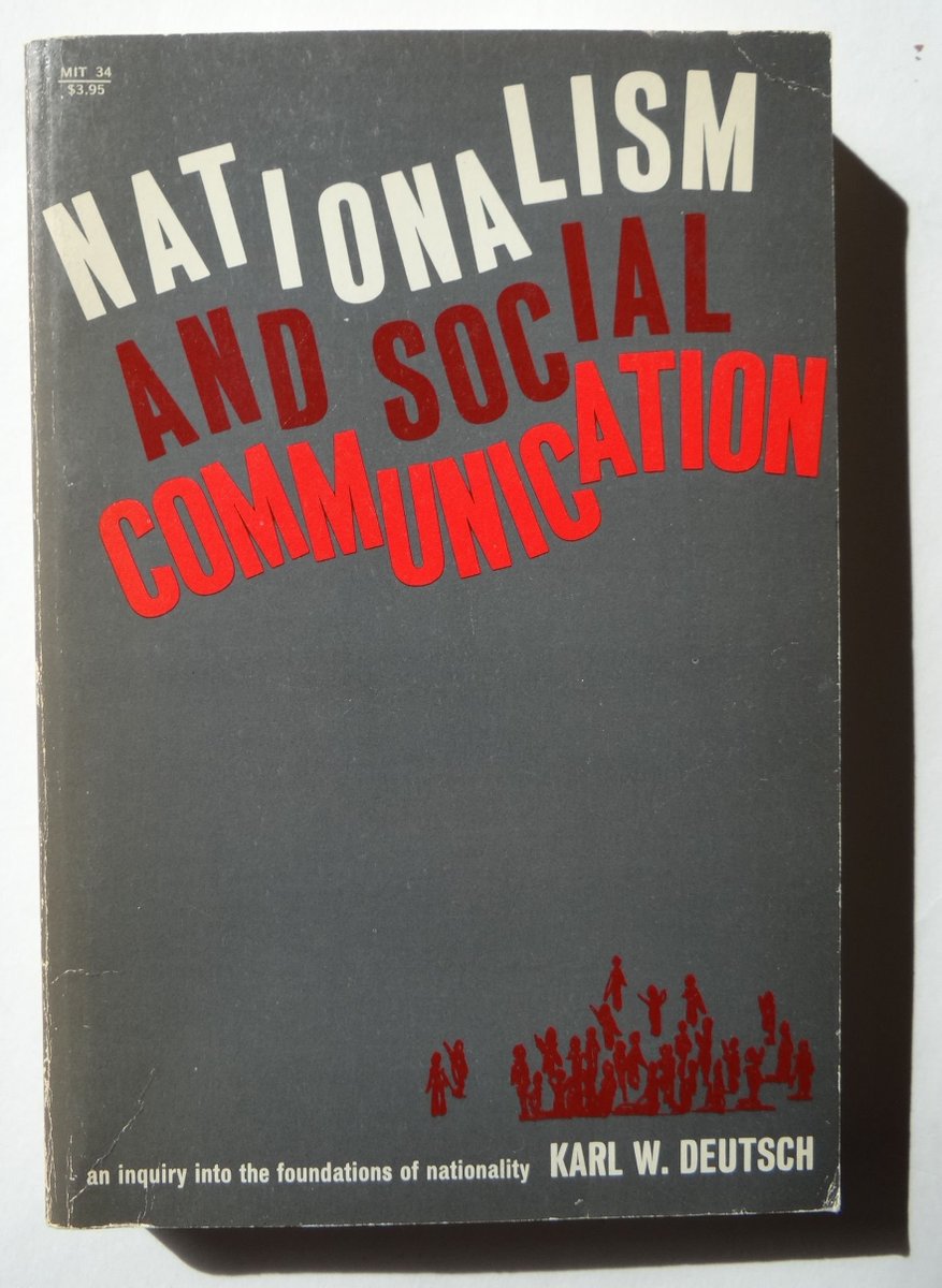 Karl W. Deutsch (1954), whose work forms the basis of more famous texts such as Anderson's (1983) "Imagined Communities," argues that national identities emerged as a result of the common information, the common experiences, that arose out of modernization and industrialization