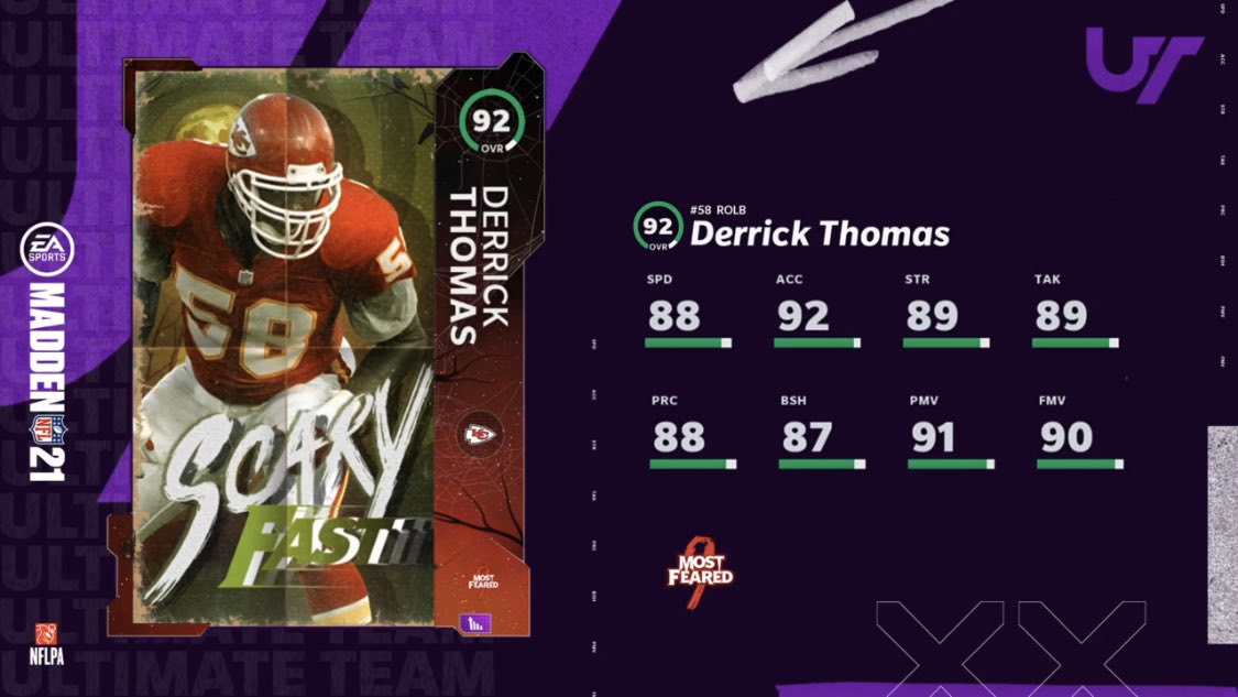 MUTality7's tweet photo. 🎃 MADDEN 21 SPECIAL HALLOWEEN WEEKEND GIVEAWAY 🎃

1 winner on PS4 &amp; XB1 will get a 92 OVR Most Feared Master of your choice.

To Enter: 
•Retweet this tweet
•Follow @MUT21News &amp; @WeedxMut12 
•Tag Friends (Optional)

Ends TOMORROW 11/1/2020 @ 11:59PM 

Good Luck 👀 #Madden21 https://t.co/n5kKyrOm0F
