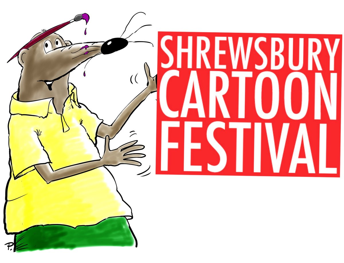 And, of course, a huge thank you to all the #cartoonists who sent in more fantastic work for us to display 🖼️🤩Without you, the walls would be empty!

#Shrewsbury #cartoons #vision2020 👀