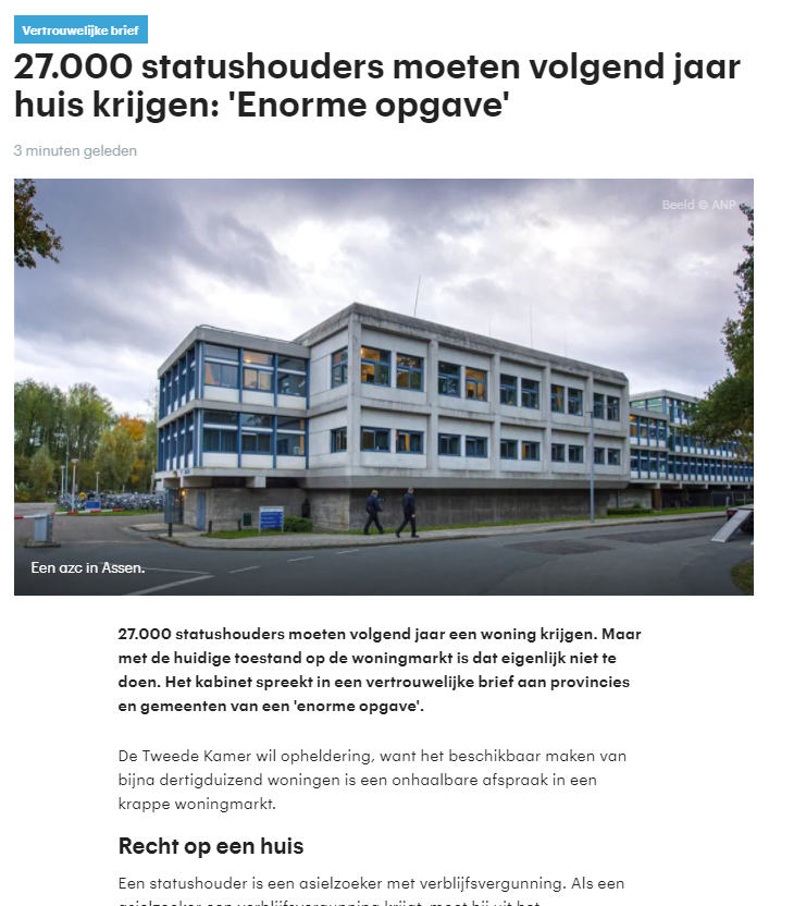 Enzo19281's tweet photo. @ANanninga @VVD @telegraaf En WEL uitsloven voor de migranten, terwijl de autochtone Nederlander GEEN huis kan krijgen!!

#NOSJournaal #eenvandaag #Nieuwsuur #npo1 #Op1npo #Op1  #covid19nl 

#StemZeWeg Stem #FvD! https://t.co/AZHCDrcqMI