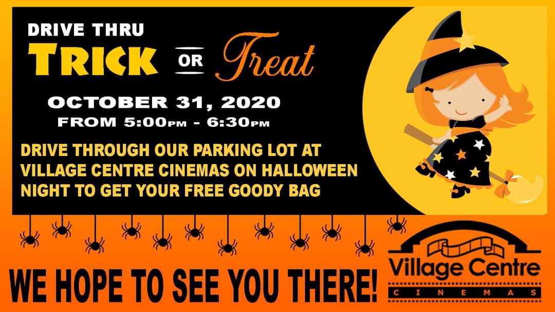 pullmanmovies's tweet photo. DRIVE THRU TRICK OR TREATING 🎃 
Visit the VCC tonight with your little Goblins for some treats while staying safe and warm inside your car 🍬🍫 https://t.co/RW9YtxRAcO