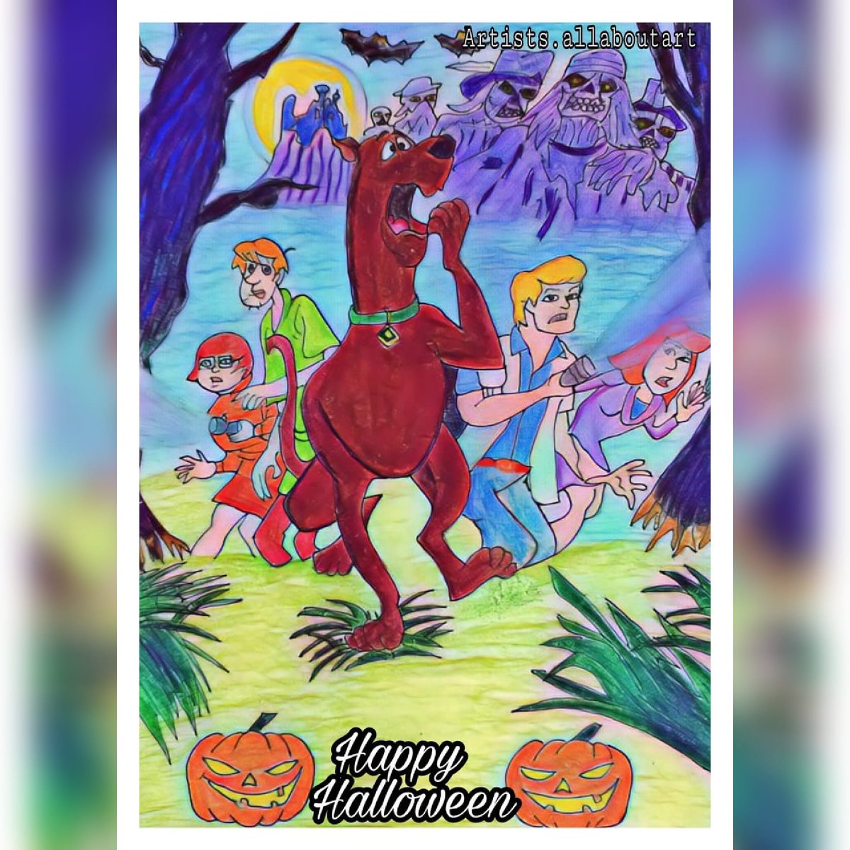 “It’s Halloween, everyone’s entitled to one good scare.”

Happy Halloween!
.
.

#happyhalloween #happyhalloween🎃 #halloween #scoobydoo #scooby #scoobydoobydoo #cartoon #cartoondrawing #cartoonnetwork #cartoonart #cartoonmovies #ArtistOnTwitter #artontwitter