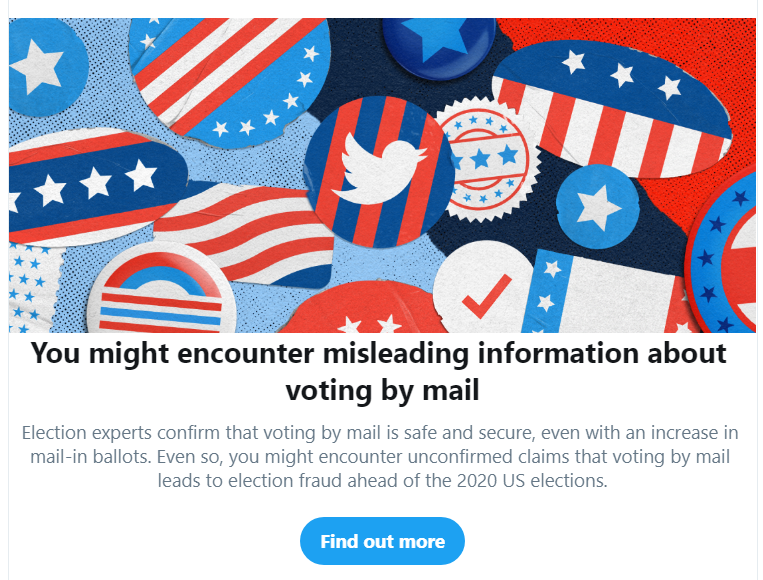 shalo99's tweet photo. Um... Twitter. It's a little late to mail your ballot. You need to use a drop box or vote in person now.

#Election2020 https://t.co/SnbprBiLqp