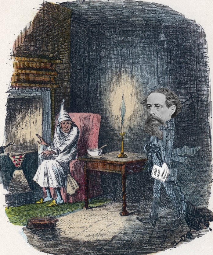 Some form of logic may have supported using seánces and other otherworldly means to contact the Ghost of Charles Dickens  in the Age of Spiritualism After all, if the ghosts of lawyers can return on Christmas Eve to remonstrate, why not famous authors to finish the story?