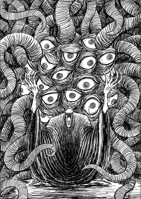 Happy Halloween! Here's some of my spookiest manga pages.

#Halloween #Halloween2020 