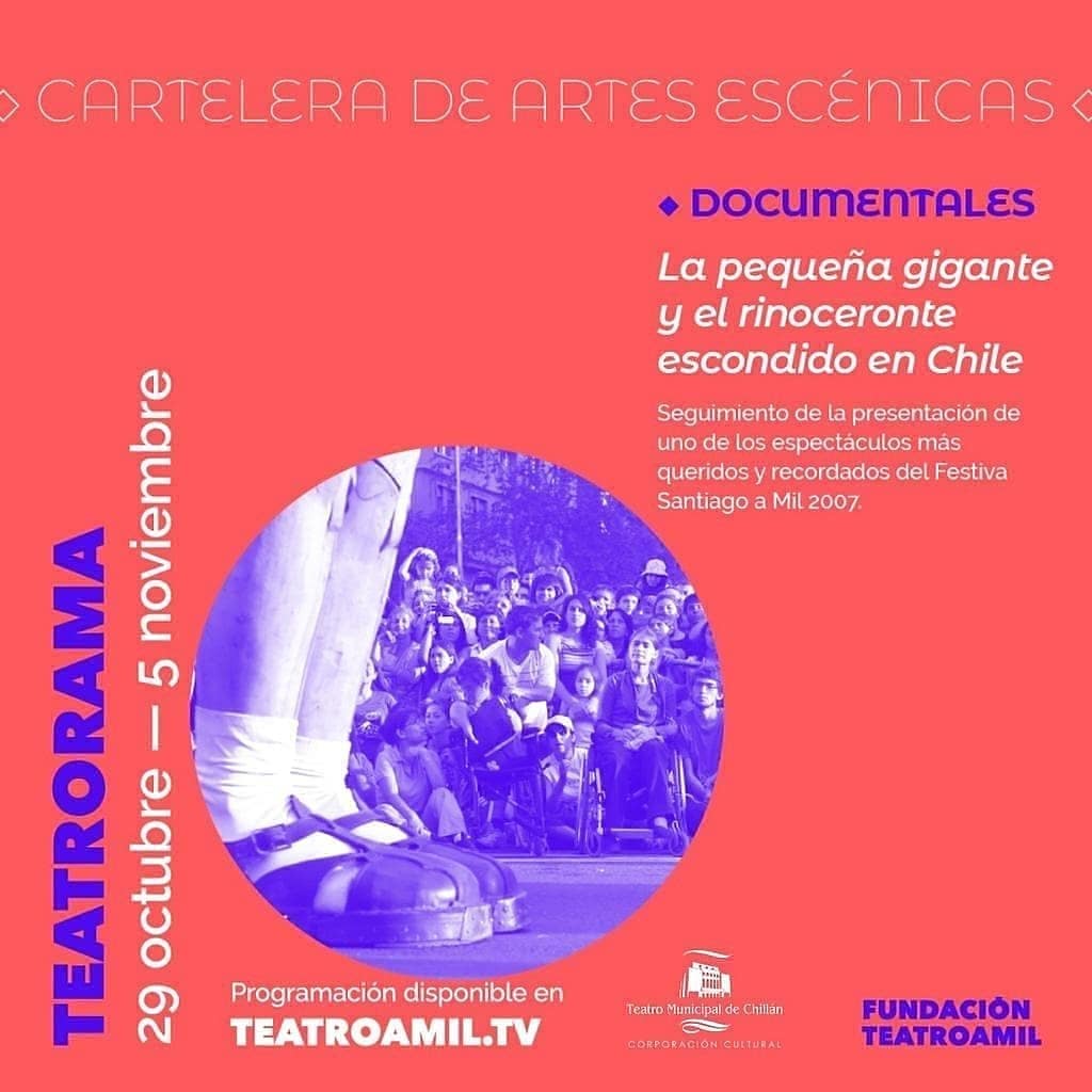 teatrochillan's tweet photo. #TEATRORAMA 🙌
No te pierdas estas espectaculares actividades que traemos para ti junto a la Fundación Teatro a Mil, del 29 al 5 de Noviembre 🌞 revisa la cartelera completa a través de https://t.co/2CAihtONIk 👏.
@fundacionteatroamil
#teatromunicipaldechilllan
#cultura https://t.co/o6euQzazBO