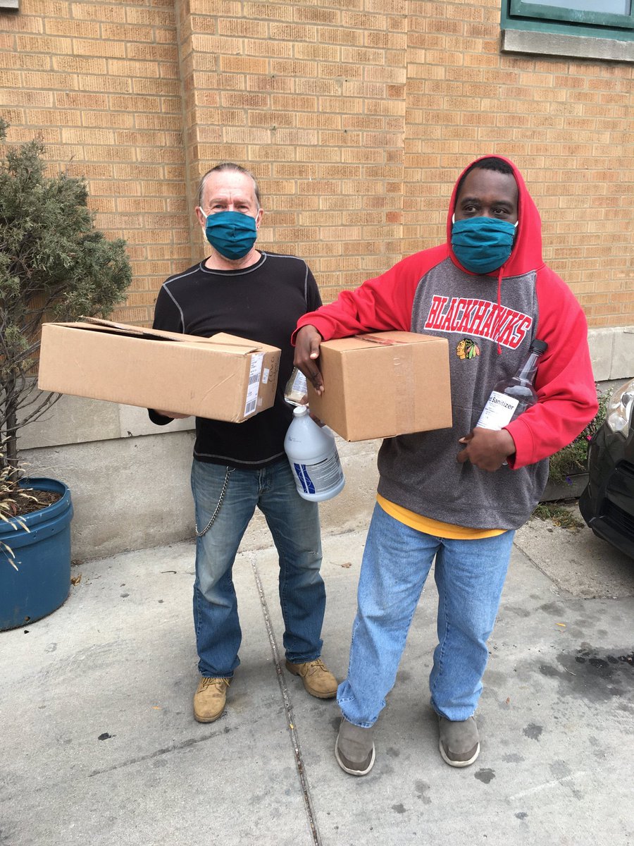 We’ll be in this for as long as we can be, bringing  #PPE to shelters in the city because  @GetMePPEchi believes safety and housing are RIGHTS, not privileges.