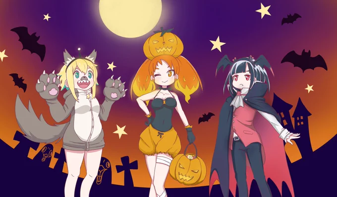 HAPPY VOMS HALLOWEEN!⚡️???
#pikart 
#トモシ画 
#磁っとみて 
#voms_project 