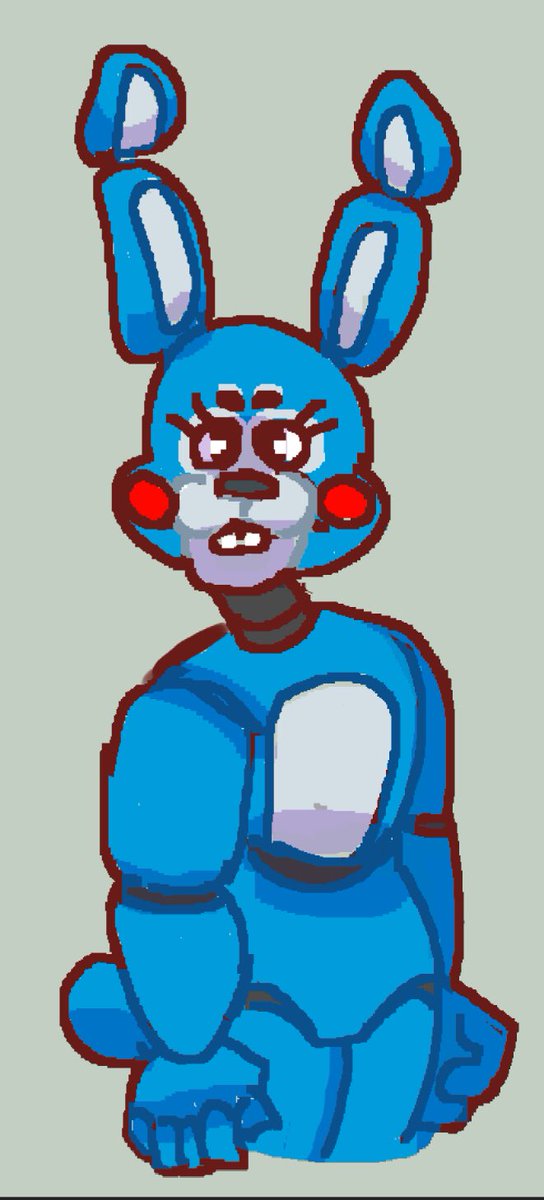 maikolphobia's tweet photo. toy bonnie type beat 

#fnaf2 #FiveNightsAtFreddys #toybonnie #bonnie https://t.co/LyPv7YHR5G