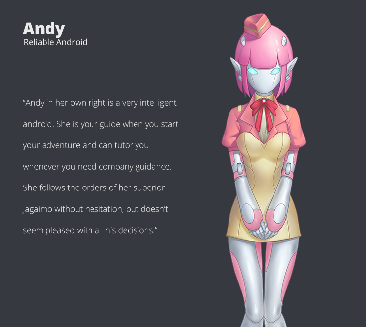 Roencia's tweet photo. The interesting characters you meet as you build your business empire. (4 of 27) https://t.co/Bp6aJ3BI5K   #crypterion #gamemaker #indiegame https://t.co/eMGMHf83GI