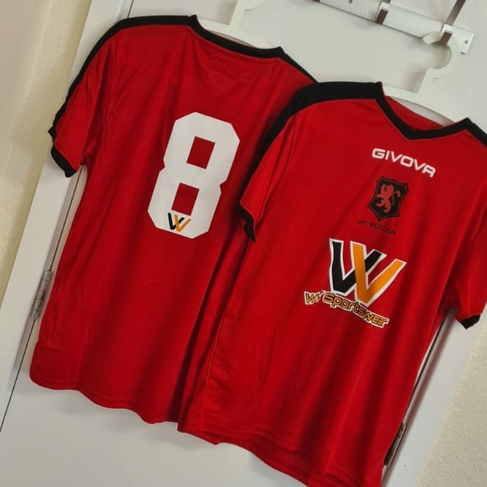 New <a href="/GIVOVAofficial/">GIVOVA</a> Football Kit. Numbered and Printed with sponsor and club badge. Hope <a href="/AFCRedLion/">AFC Red Lion</a> are pleased with them. Interested in new teamwear? Please get in touch. #FootballKits