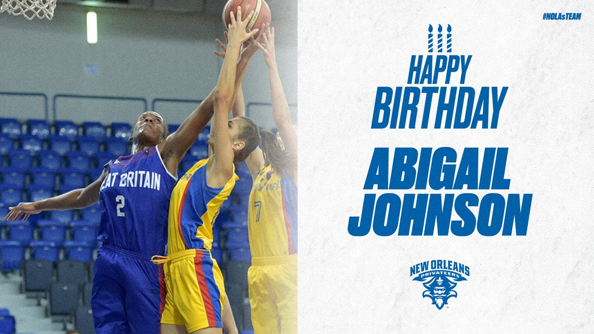 PrivateersWBB's tweet photo. We got one more spooky Happy Birthday wish to go out to forward Abigail Johnson!!
🎂🎃🥳👻🎉
Have a great day!
@UNOPrivateers | #NOLAsTeam⚔️ https://t.co/OBOKEvzwMI