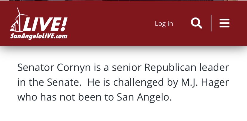 CornynResponse's tweet photo. Never rode that motorcycle to the #ConchoValley, @mjhegar? That’s a shame. #TXSEN https://t.co/3meC7kKgub